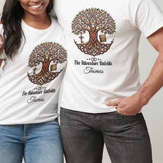 Camiseta Personalizada de Casal A Aventura Desdobr