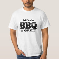 Camiseta personalizada de churrasco para homens ao