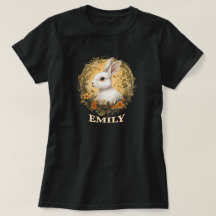 Camiseta Personalizada de Coelhinho da Páscoa - No