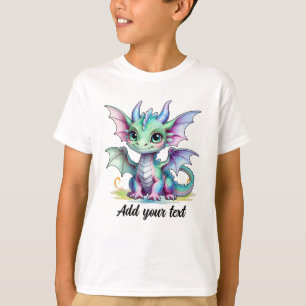 Camiseta Personalizada de Dragão para Crianças