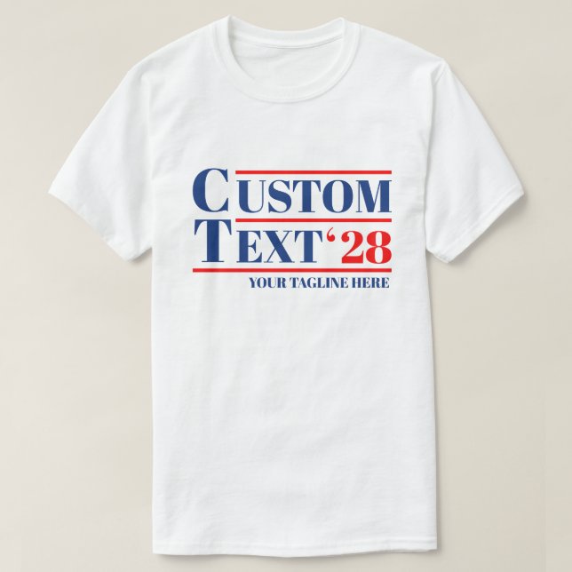 Camiseta Personalizada de Eleição (Qualquer Nome e (Frente do Design)