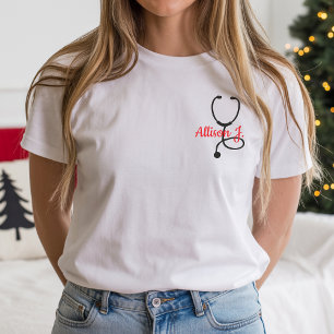 Camiseta Personalizada de Enfermeira, Camisa de En