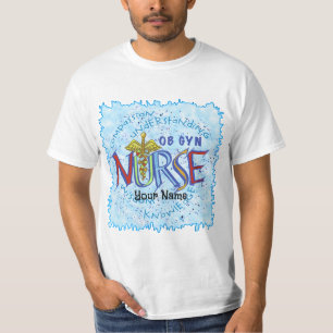 Camiseta personalizada de enfermeiras Ob Gyn Nurse