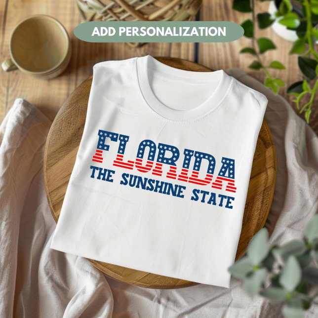Camiseta Personalizada de Estado Sunshine da Flóri (Criador carregado)