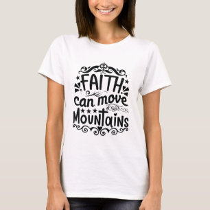 Camiseta Personalizada de Fé Cristã 