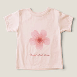 Camiseta Personalizada de Floral para Bebê e Crian