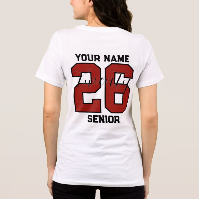 Camiseta Personalizada de Formatura da Turma de 20 (Verso)