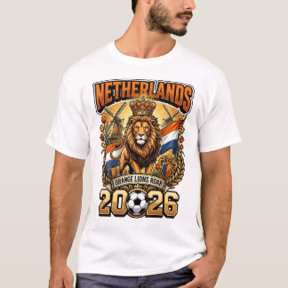 Camiseta Personalizada de Futebol da Holanda 2026