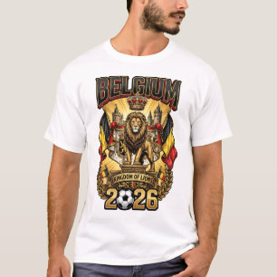 Camiseta Personalizada de Futebol para Fã da Bélgi