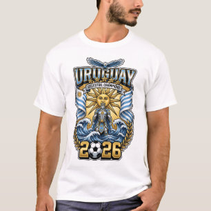 Camiseta Personalizada de Futebol para Fã da Urugu
