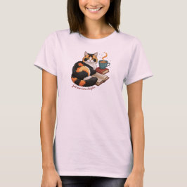 Camiseta Personalizada de Gato "Mais Um Capítulo"