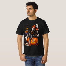 Camiseta Personalizada de Halloween de Esqueleto F