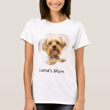 Camiseta Personalizada de Mãe de Cachorro com Foto