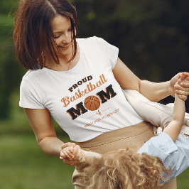 Camiseta Personalizada de Mãe Orgulhosa de Basquet