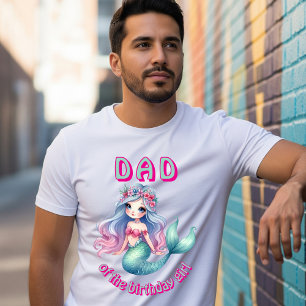 Camiseta personalizada de mermaid mint para papai 