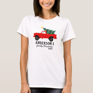 Camiseta Personalizada de Natal da Família