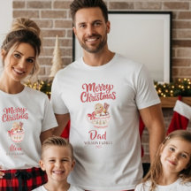 Camiseta Personalizada de Natal “Feliz Natal” para