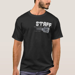 Camiseta personalizada de negócios do Funcionario