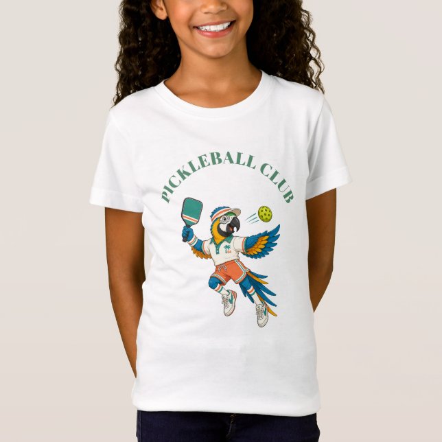 Camiseta Personalizada de Pickleball Infantil com  (Frente)