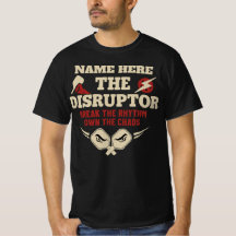 Camiseta Personalizada de Pickleball O Disruptor