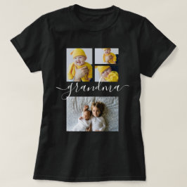 Camiseta Personalizada De Uma Colagem De Fotografias De Tip
