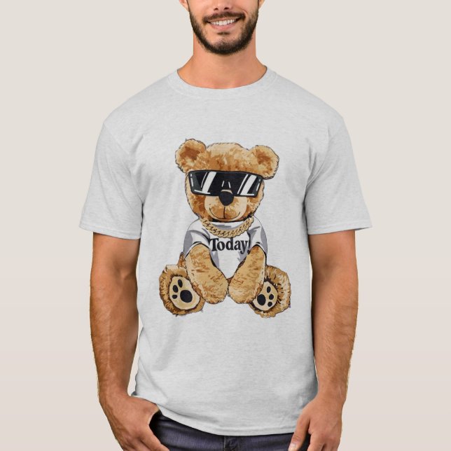 Camiseta personalizada de urso (Frente)