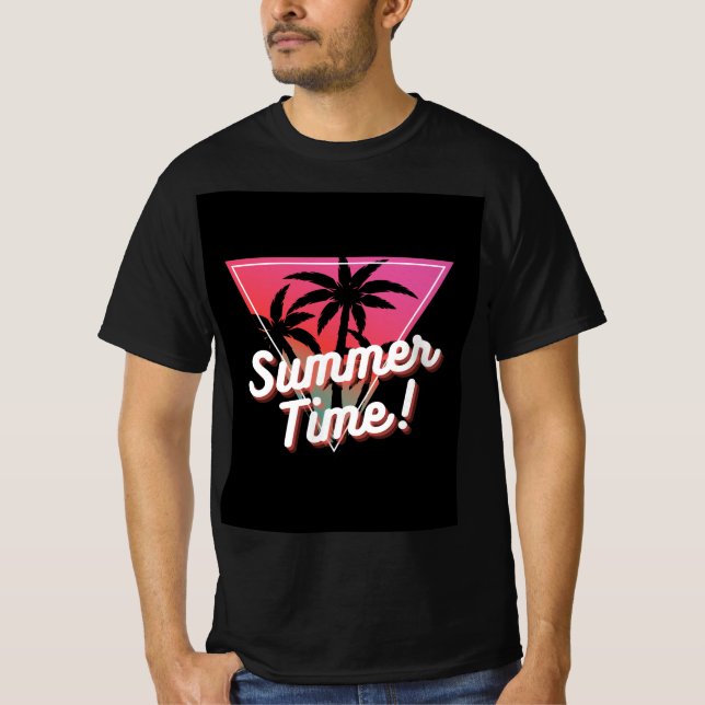 camiseta personalizada de verão (Frente)