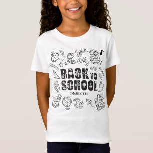 Camiseta Personalizada de Volta à Escola para Cria