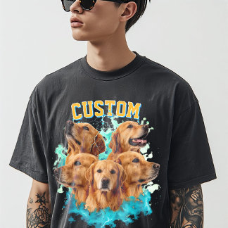 Camiseta Personalizada do Cão Retriever Dourado Am
