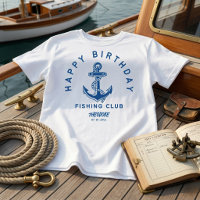 Camiseta Personalizada do Clube de Pesca de Aniver