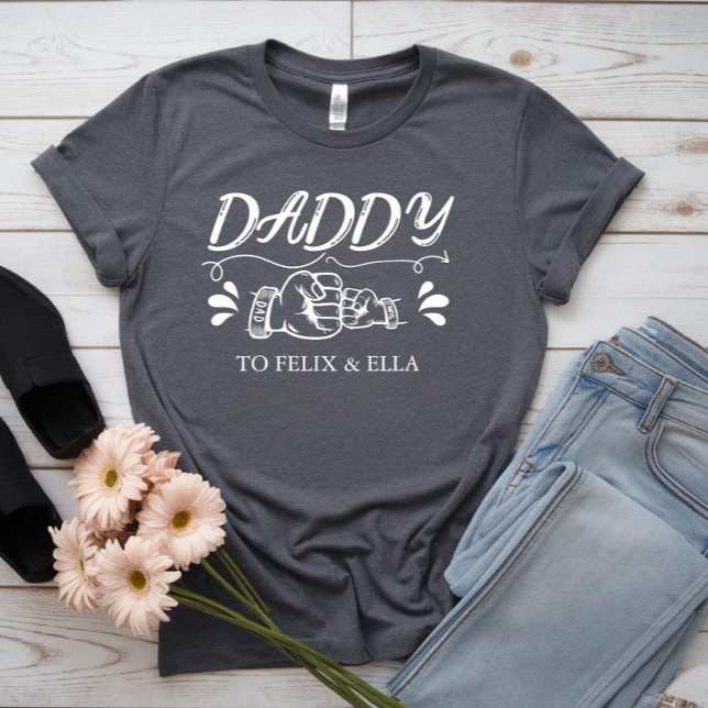 Camiseta Personalizada do Dia dos Pais (Criador carregado)