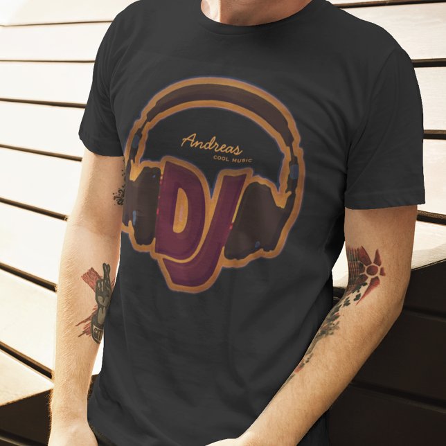 Camiseta personalizada do DJ legal (Criador carregado)
