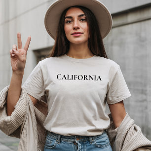 Camiseta Personalizada do Estado da Califórnia par