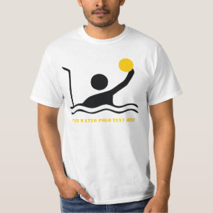 Camiseta personalizada do jogador de polo aquático