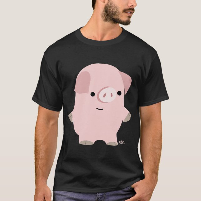 Camiseta personalizada do Portão de Cartoon Silenc (Frente)