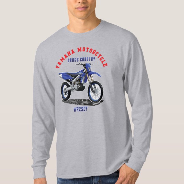 Camiseta personalizada do YAMAHA WR250F Designer (Frente)