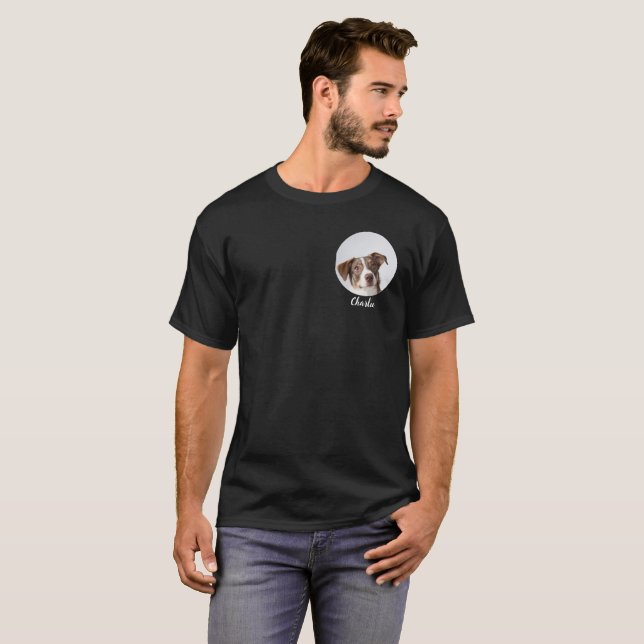 Camiseta personalizada e logotipo T-Shirt com foto (Frente Completa)