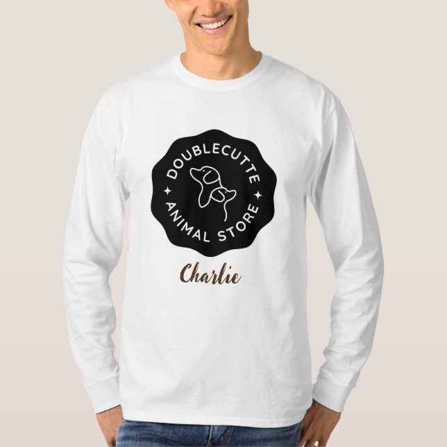 Camiseta personalizada e logotipo T-Shirt com foto (Frente)
