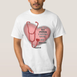 Camiseta personalizada Enfermeira Vermelha RN Enfe