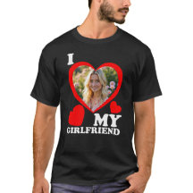Camiseta Personalizada Eu Amo Minha Namorada Com F