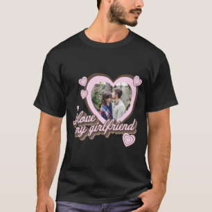 Camiseta Personalizada Eu Amo Minha Namorada Foto