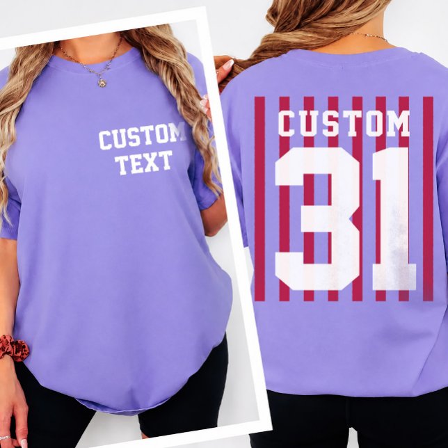 Camiseta Personalizada Frente Verso Nome da Equipe (Criador carregado)