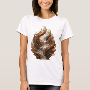 Camiseta Personalizada ÍCONE PRATA ARTE ABSTRATA