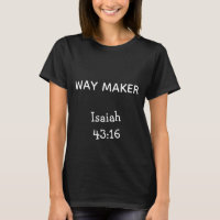 Camiseta personalizada inspirada em versículos da