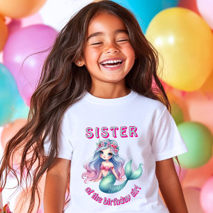 Camiseta Personalizada irmã da sereia de T-Shirt
