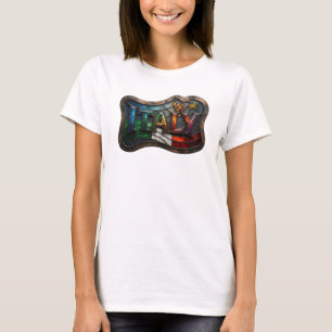 Camiseta Personalizada Itália Prata Resfriado