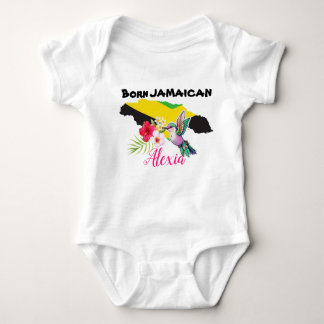 Camiseta personalizada jamaicana de nomes Nasceres