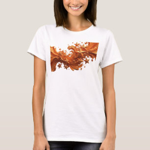 Camiseta Personalizada Laranja ESTRELAS DOURADAS