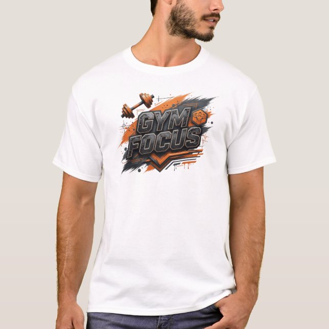 Camiseta Personalizada Laranja Ousada Foco na ACAD (Frente)
