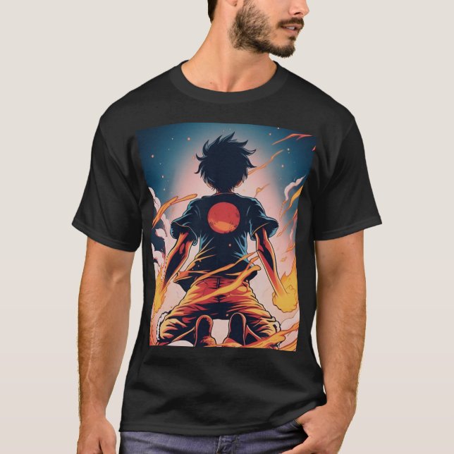 Camiseta personalizada, Luffy! One Piece  (Frente)
